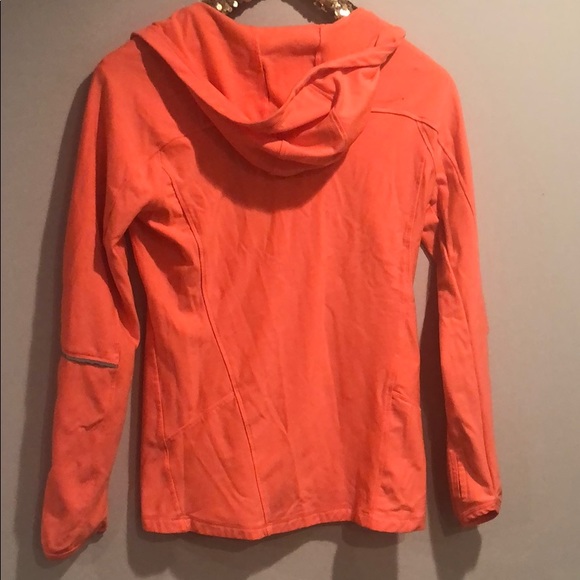 orange half zip pullover - Picture 3 of 4